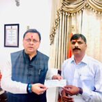 राज्यमंत्री श्याम अग्रवाल ने उत्तरकाशी आपदा राहत कोष में दिया एक माह का वेतन