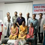 विश्व अंगदान दिवस पर श्री महंत इन्दिरेश अस्पताल में गुर्दा दानदाताओं का सम्मान