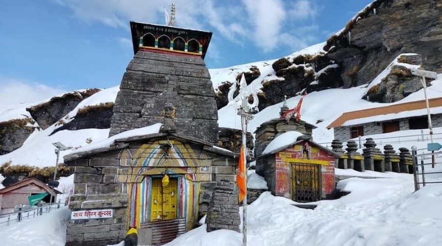 तृतीय केदार श्री तुंगनाथ मंदिर के जीर्णोद्धार एवं रखरखाव सरंक्षण कार्य प्रगति पर