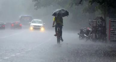 प्रदेश के चार जिलों में भारी बारिश की संभावना, येलो अलर्ट जारी