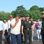 लैंसडाउन पहुंचे सैनिक कल्याण मंत्री गणेश जोशी, अपनी कर्मभूमि को किया नमन