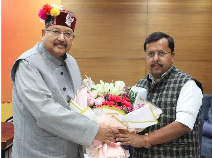 महाराज ने की भाजपा के नवनियुक्त राष्ट्रीय कार्यकारी अध्यक्ष से शिष्टाचार भेंट