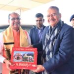 मंत्री गणेश जोशी ने उत्तराखण्ड आगमन पर केंद्रीय कृषि मंत्री शिवराज सिंह चौहान का किया स्वागत