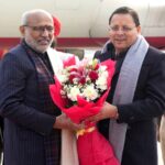 उपराष्ट्रपति सी.पी. राधाकृष्णन का उत्तराखंड आगमन, सीएम धामी ने किया स्वागत