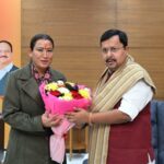 कैबिनेट मंत्री रेखा आर्या ने भाजपा के नवनियुक्त कार्यकारी राष्ट्रीय अध्यक्ष नितिन नबीन से की शिष्टाचार भेंट