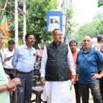 कैबिनेट मंत्री गणेश जोशी ने न्यू कैंट रोड के निर्माण कार्यों का किया निरीक्षण