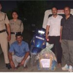 आबकारी विभाग की बड़ी कार्रवाई, स्कूटी से अवैध शराब की खेप बरामद, तस्कर गिरफ्तार